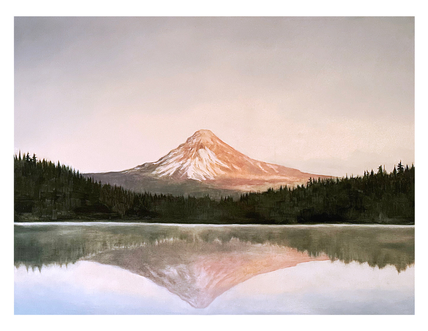 Mt. Hood Trillium Lake Print